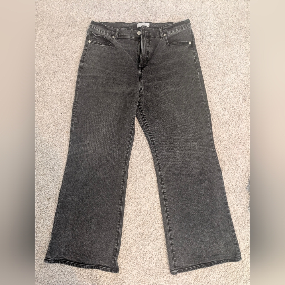 Wide Leg Black Jeans
